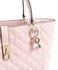 Módní Noelle tote kabelka, Růžová barva, 2022