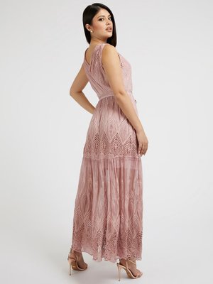 Pam Embro šaty – GUESS, Růžová barva Ženy