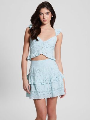 Arielle top – GUESS, Modrá barva Ženy