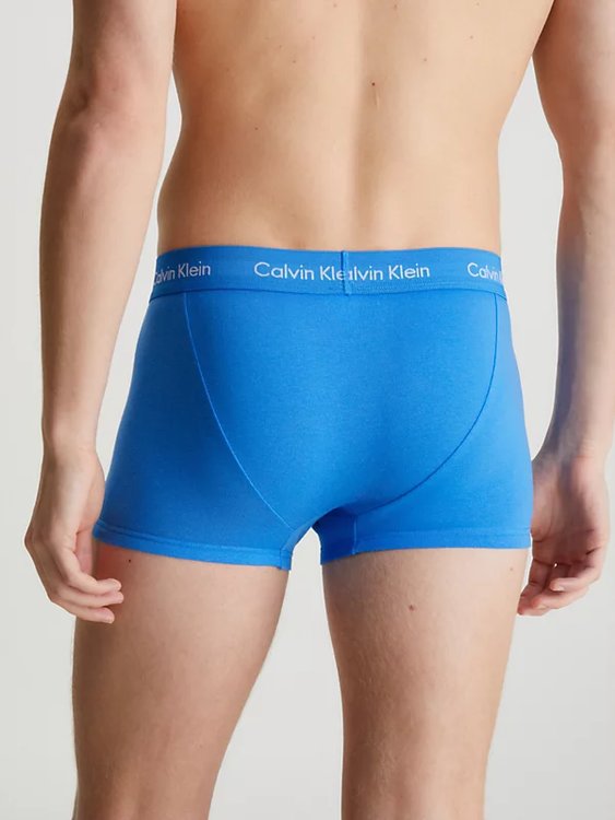 Módní Cotton Stretch boxery 3ks, Modrá, Šedá barva, 2023