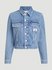 Módní 90's Denim bunda, Modrá barva, 2024
