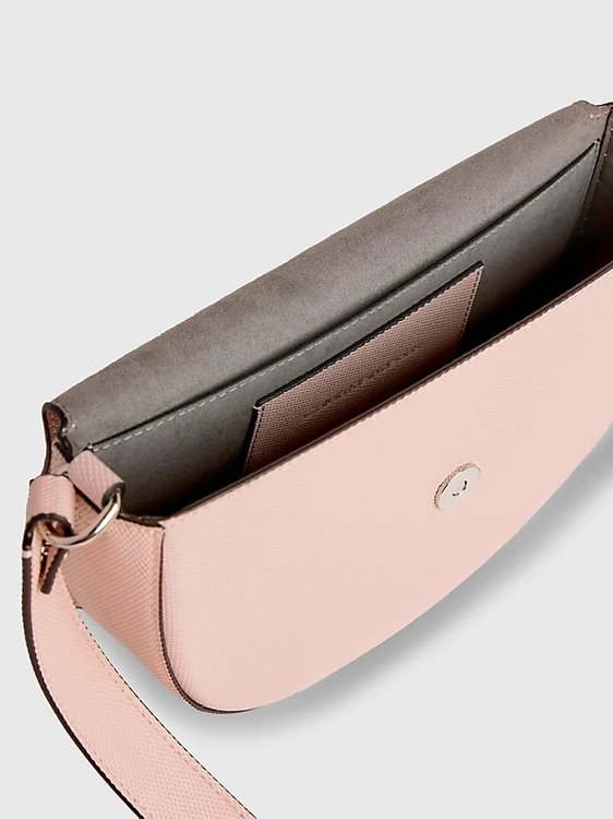 Luxusní Minimal Monogram crossbody, Růžová barva, OS