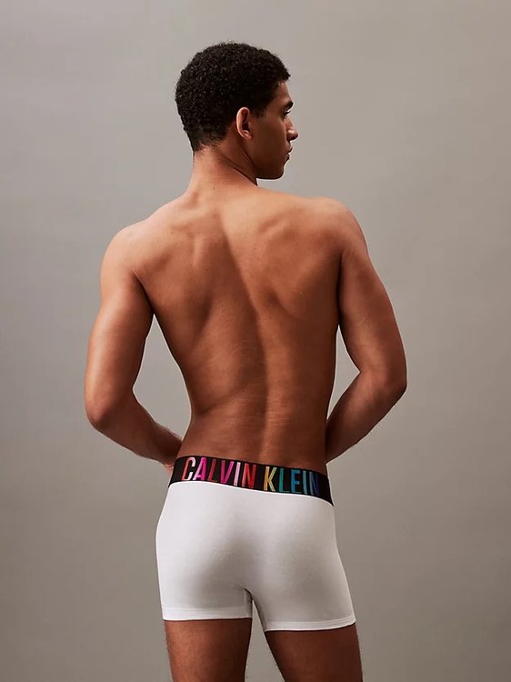 Pride Cotton boxery – Calvin Klein Underwear, Bílá barva Muži