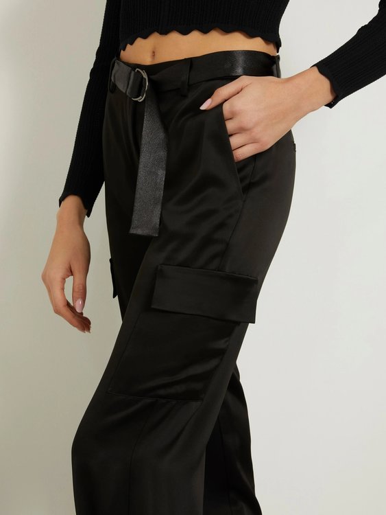 Marzia kalhoty Černá barva Ženy