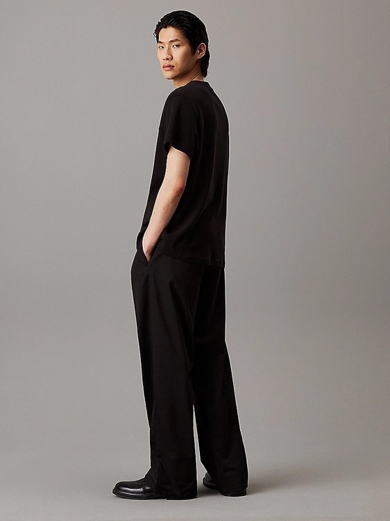 Embossed Logo triko – Calvin Klein, Černá barva Muži