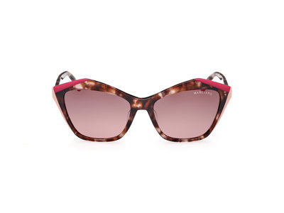 GUESS – Sluneční brýle, Hnědá, Růžová barva 1
