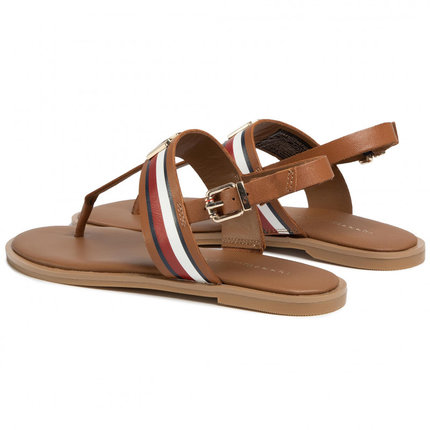 Tommy Hilfiger, Hnědá barva Corporate sandály