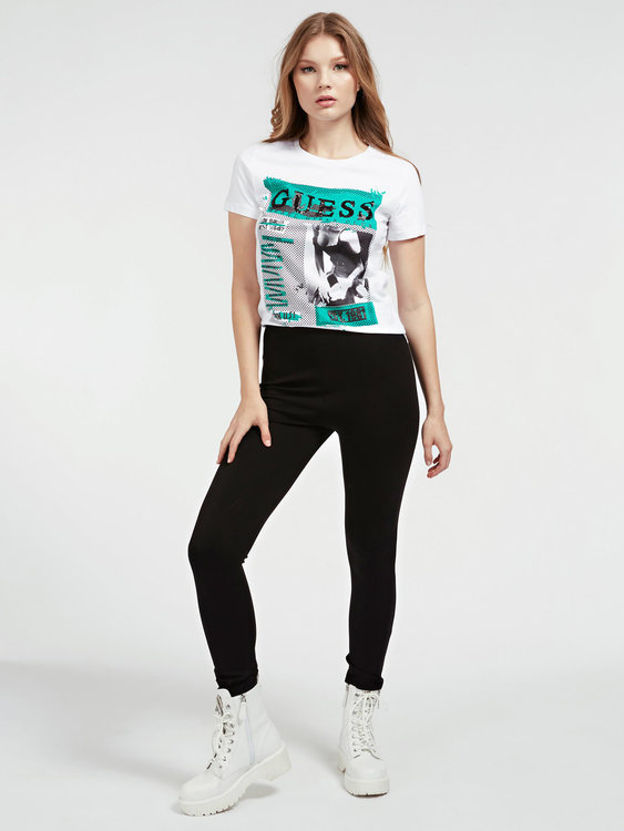 Ponte legíny – Guess, Černá barva Ženy