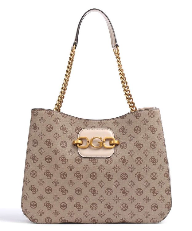 Luxusní Hensely kabelka, Béžová, Hnědá barva, T/U