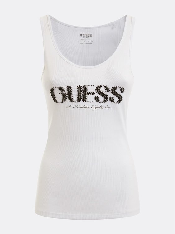 Atena tílko – Guess, Bílá barva Ženy 1