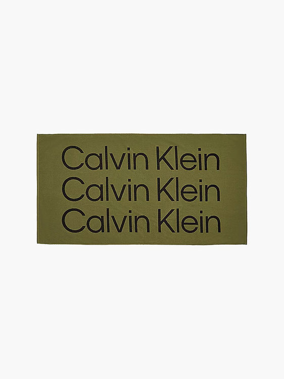 Módní CK lifestyle ručník, Khaki barva, 2022