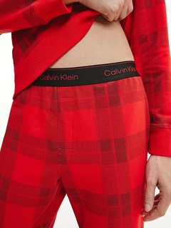 Holiday pyžamové tepláky Červená barva Ženy