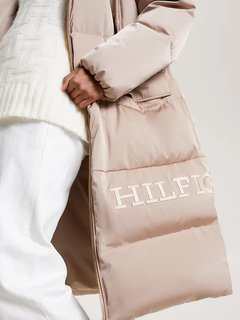 Luxusní Sateen Hooded bunda, Béžová barva, XS, S, M, L