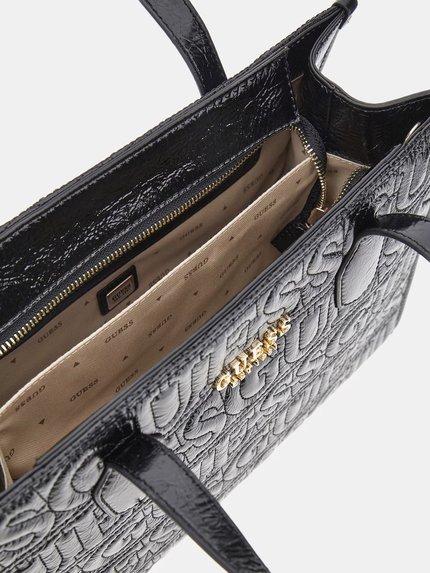 Módní Silvana kabelka, Černá barva, 2023