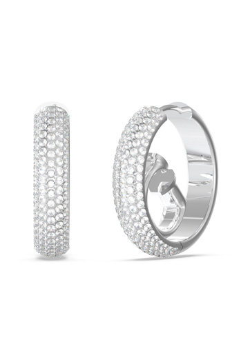 GUESS – Crazy náušnice, Stříbrná barva