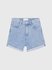 Mom šortky Modrá barva Ženy