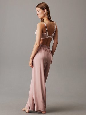 Woven Viscose kalhoty – Calvin Klein Underwear, Růžová barva Ženy