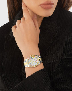 DATE SUPERLATIVE hodinky Stříbrná, Zlatá barva Ženy