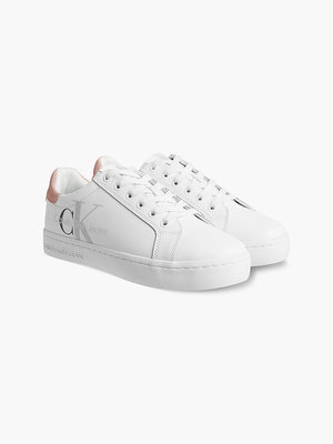 Glitters tenisky – Calvin Klein Jeans, Bílá barva Ženy