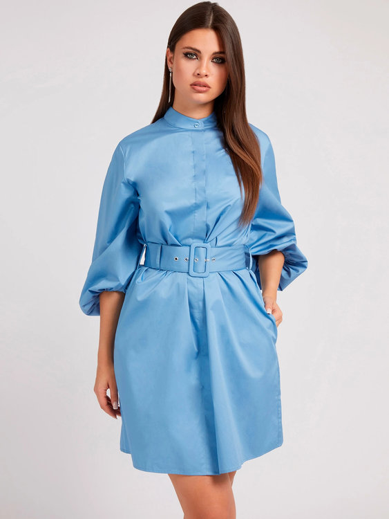 Luxusní Antoinette šaty, Modrá barva, XS, S, M