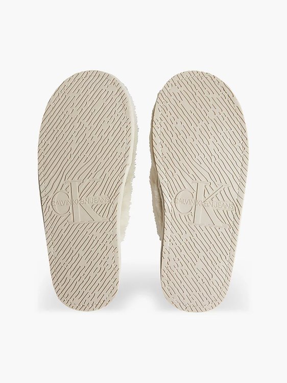 Home Slide pantofle Krémová barva Ženy