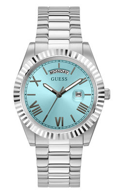 GUESS – CONNOISSEUR hodinky, Stříbrná barva