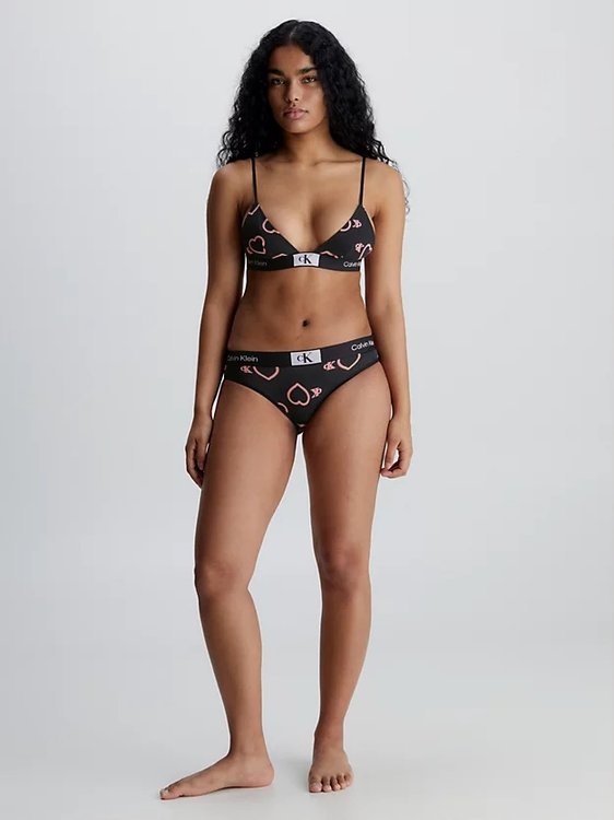 Černá barva, 000QF7478E-H1R podprsenka UNLINED TRIANGLE