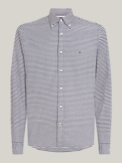 1985 Oxford Gingham košile Bílá, Multi, Šedá barva Muži