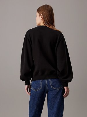 Chenille Monol mikina – Calvin Klein Jeans, Černá barva Ženy