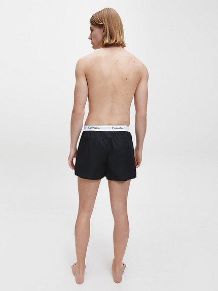 Módní Trenky Modern Cotton, Černá barva, BASIC