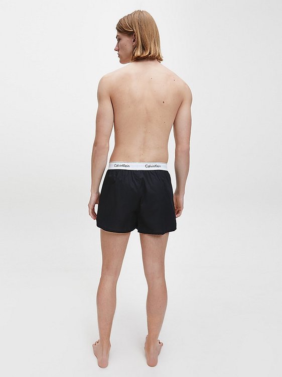 Módní Trenky Modern Cotton, Černá barva, BASIC