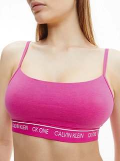 CK One bralette Růžová barva Ženy