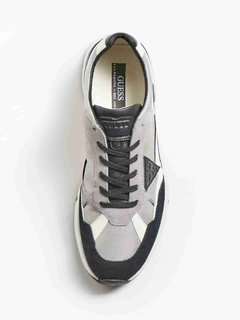 Guess – Imola tenisky, Bílá, Černá, Šedá barva 1