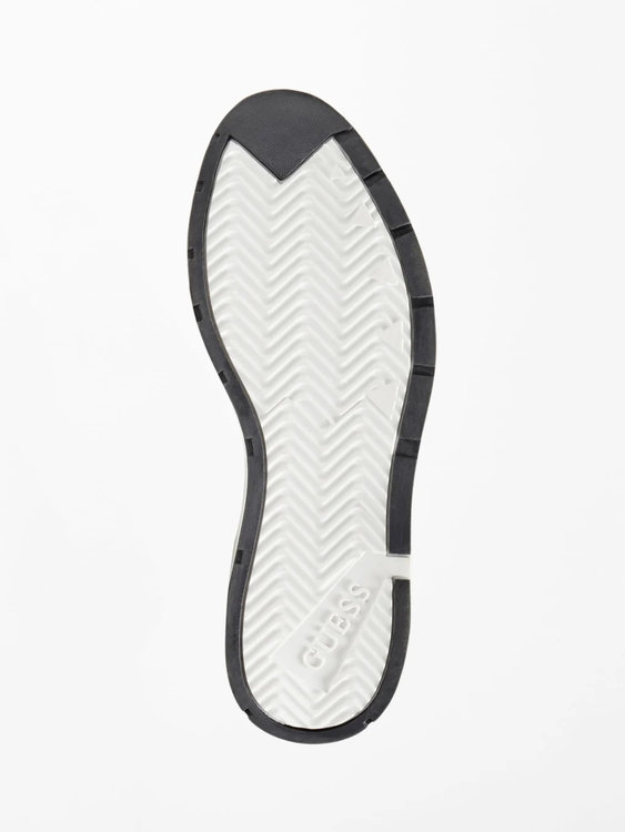 Guess, Bílá, Černá, Šedá barva Imola tenisky