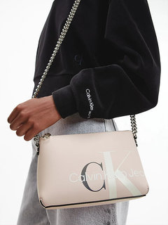 Calvin Klein Jeans – Sculpted crossbody, Růžová barva 1