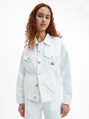 Luxusní Denim bunda, Bílá barva, XS, S, M, L