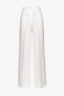 Puritano kalhoty Bílá barva Ženy