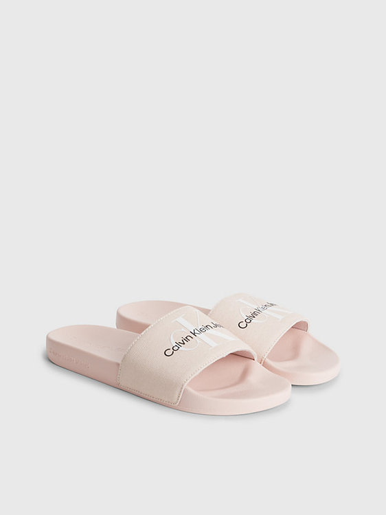 Módní Slide pantofle, Růžová barva, 2023