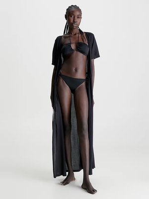 Calvin Klein Swimwear – Core Lifestyle kaftan, Černá barva