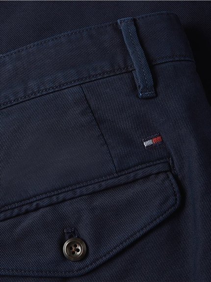 Módní Chino Chelsea kalhoty, Modrá barva, 2024