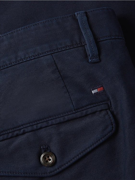 Módní Chino Chelsea kalhoty, Modrá barva, 2024