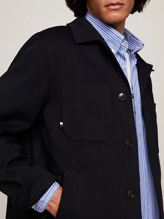 DC Shirt bunda Modrá barva Muži