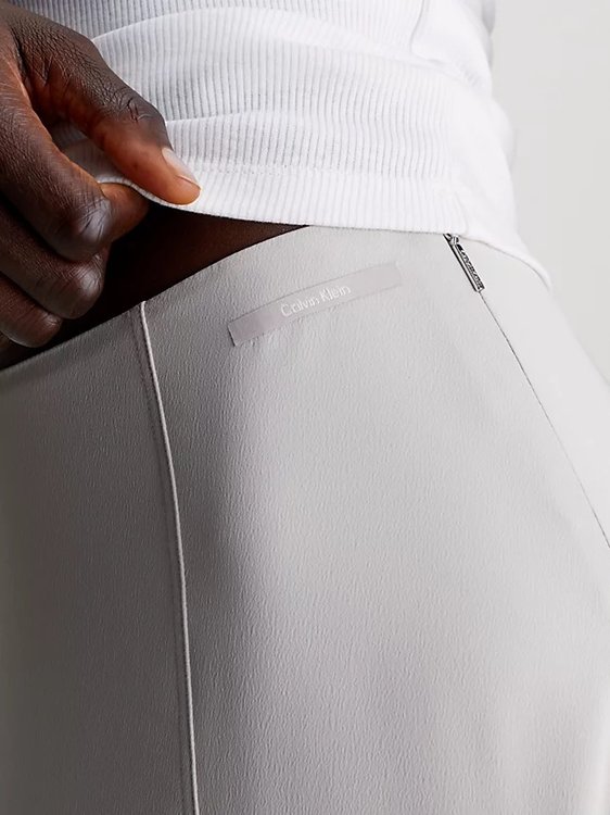 Luxusní Recycled sukně, Bílá, Krémová barva, 34, 36, 38