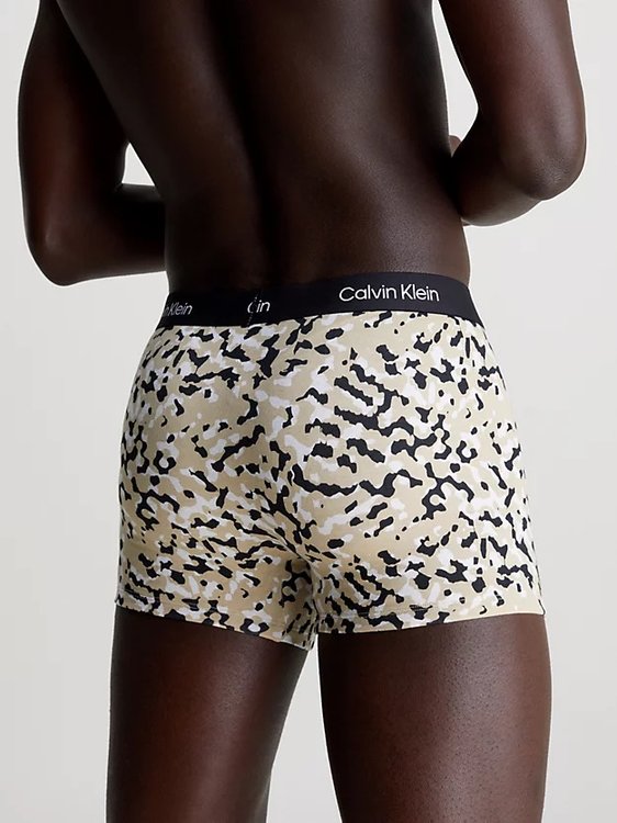 Módní CK 96 Cotton boxery, Hnědá, Multi barva, 2024