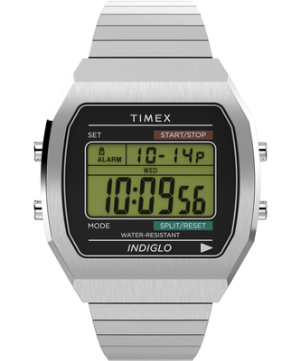 TIMEX – Timex LAB 80 hodinky, Stříbrná barva