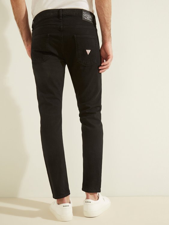 Módní Super Skinny Jeans, Černá barva, 2021, 2020