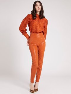 Guess – Priscilla legíny, Oranžová barva 1