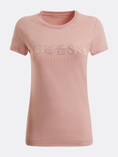 Luxusní Front logo tričko, Růžová barva, XS, S, M, L, XL