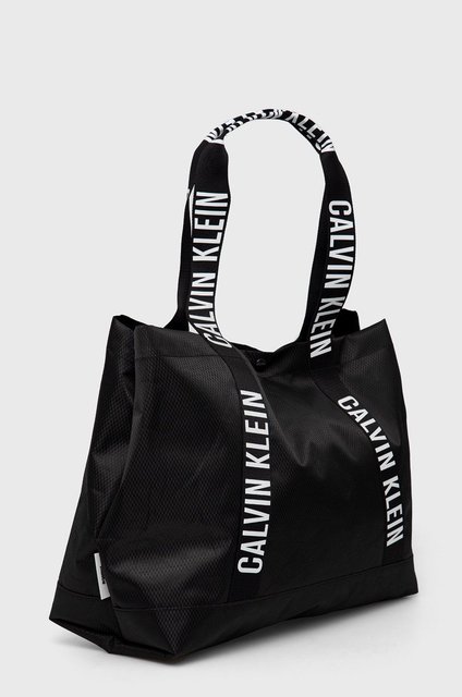 Módní Intense power plážová taška, Černá barva, 2022