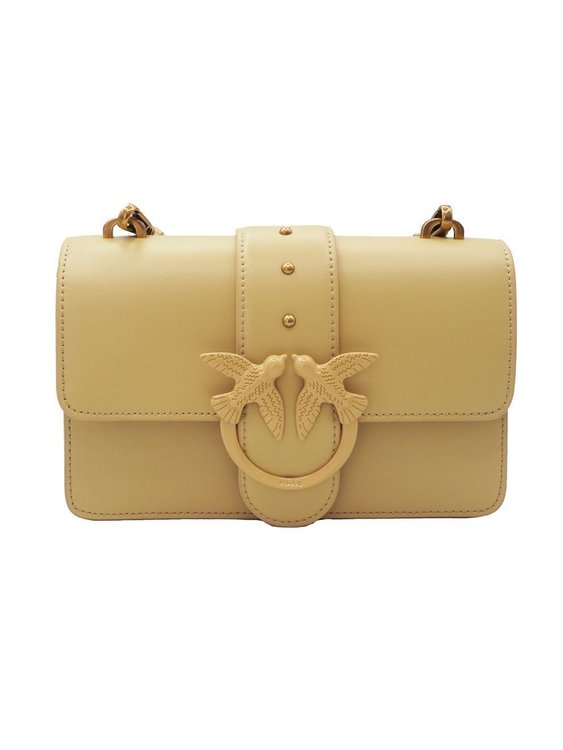 Pinko – Love Mini kabelka, Béžová barva